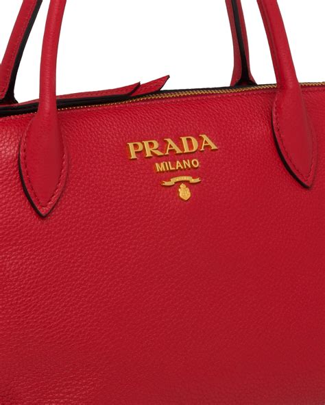 prada handbags red leather|authentic Prada leather handbags.